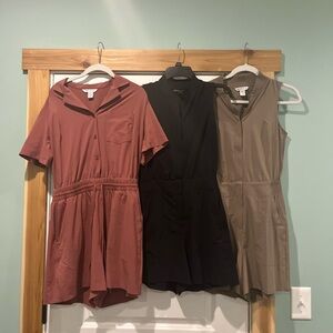 Athleta rompers in excellent condition